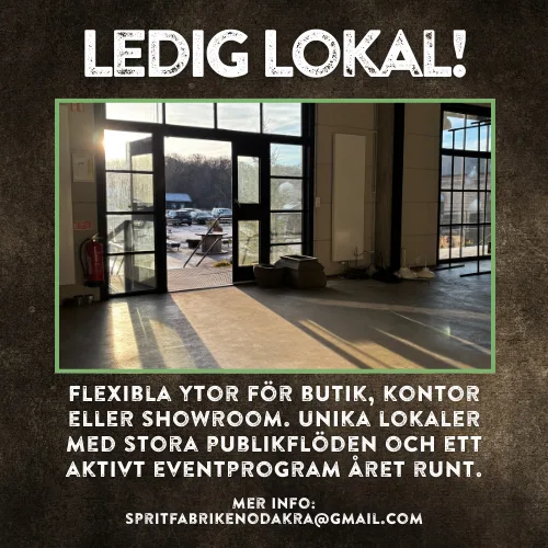 Ledig Lokal på Spritan