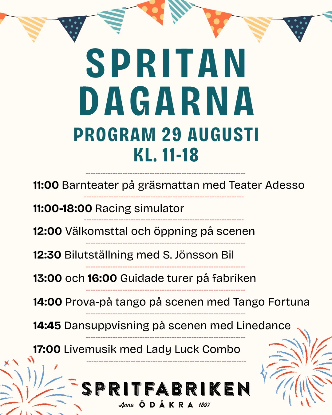 Spritandagarna 29:e Augusti