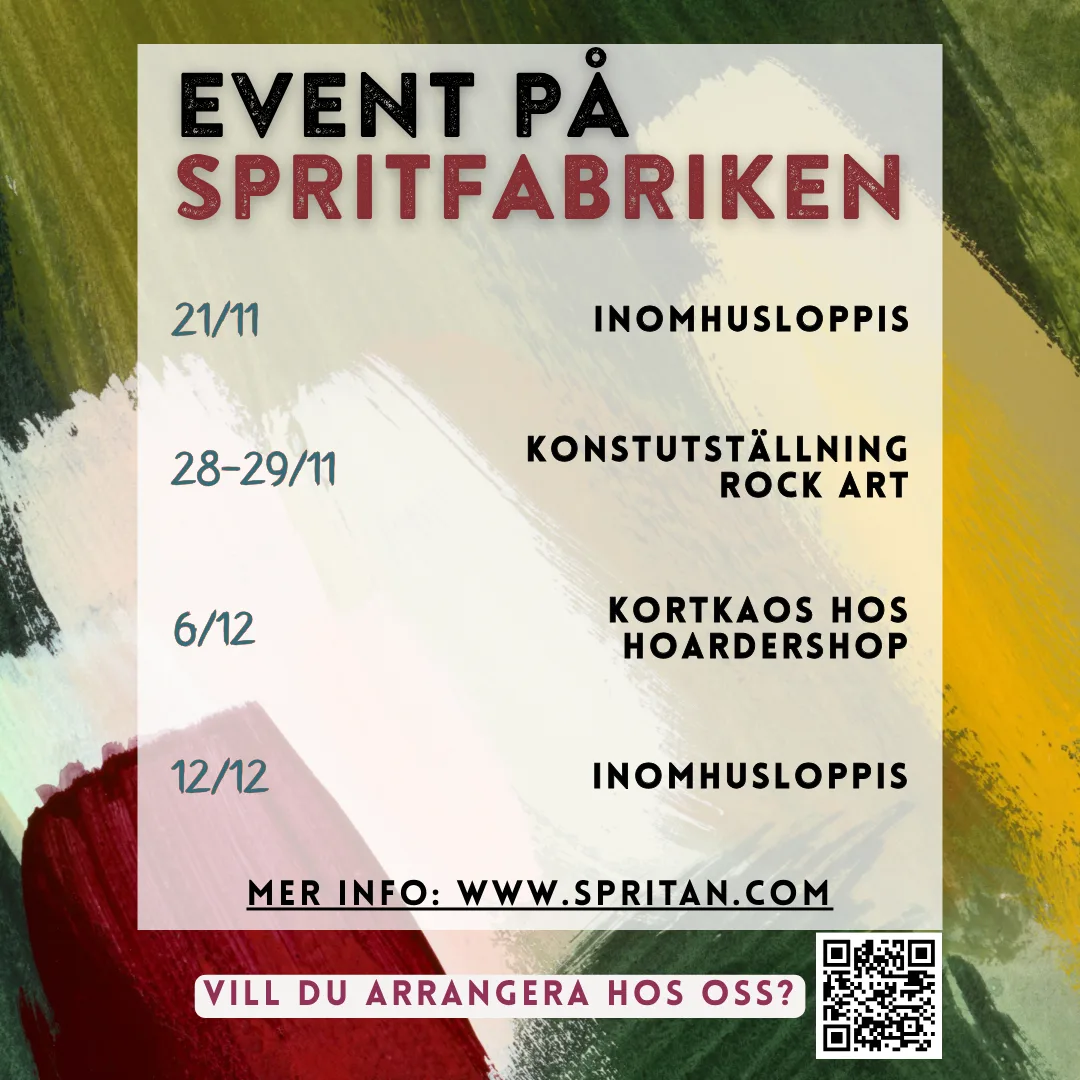 Event på Spritan Hösten 2026
